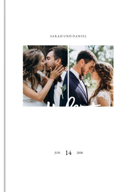 Fotobuch Rosegold Wedding