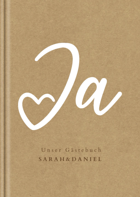 Fotobuch Ja · Mitten ins Herz