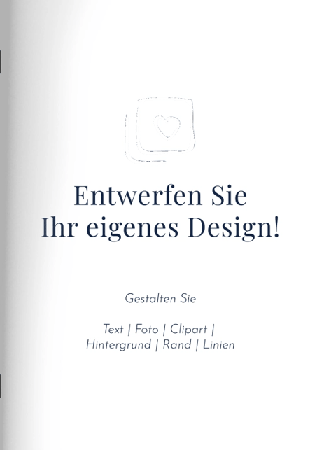 Fotobuch Blanko-Design