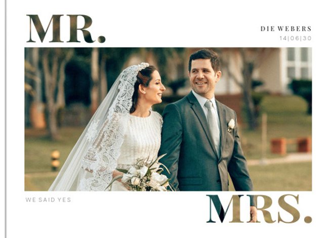 Fotobuch Mr & Mrs