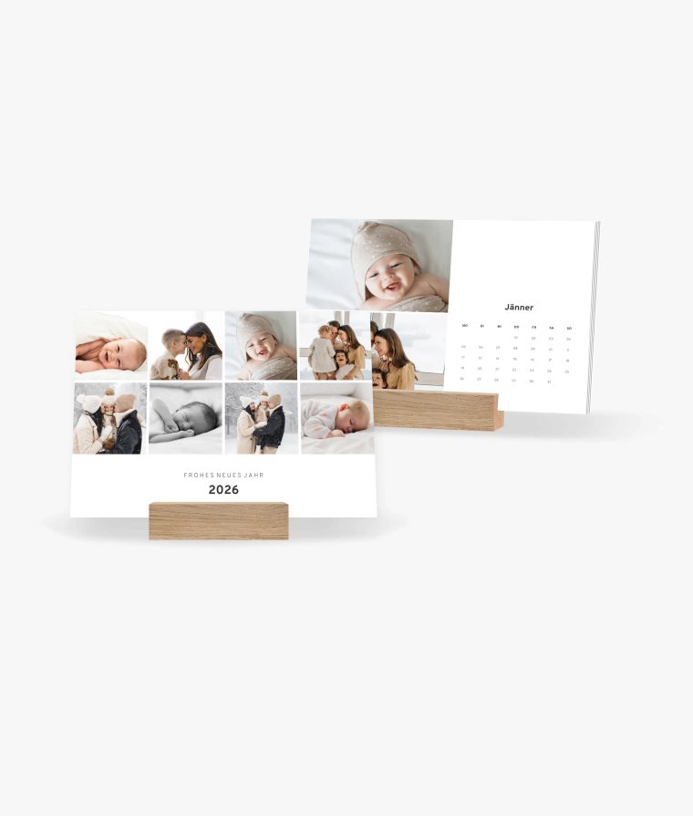 Tischkalender Modern Collage