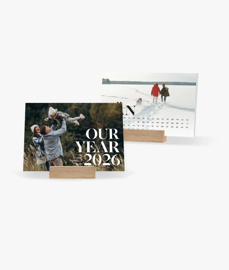 Tischkalender Bold Elegance