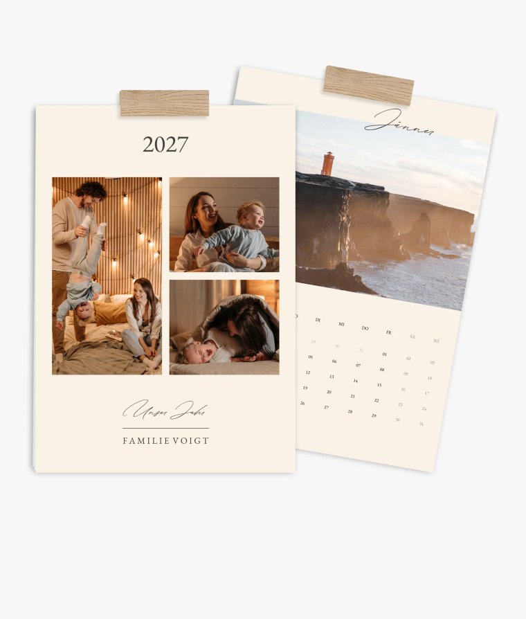Wandkalender Golden