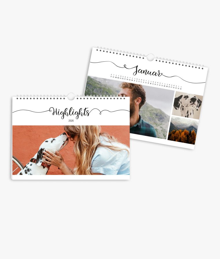 Wandkalender Handlettering