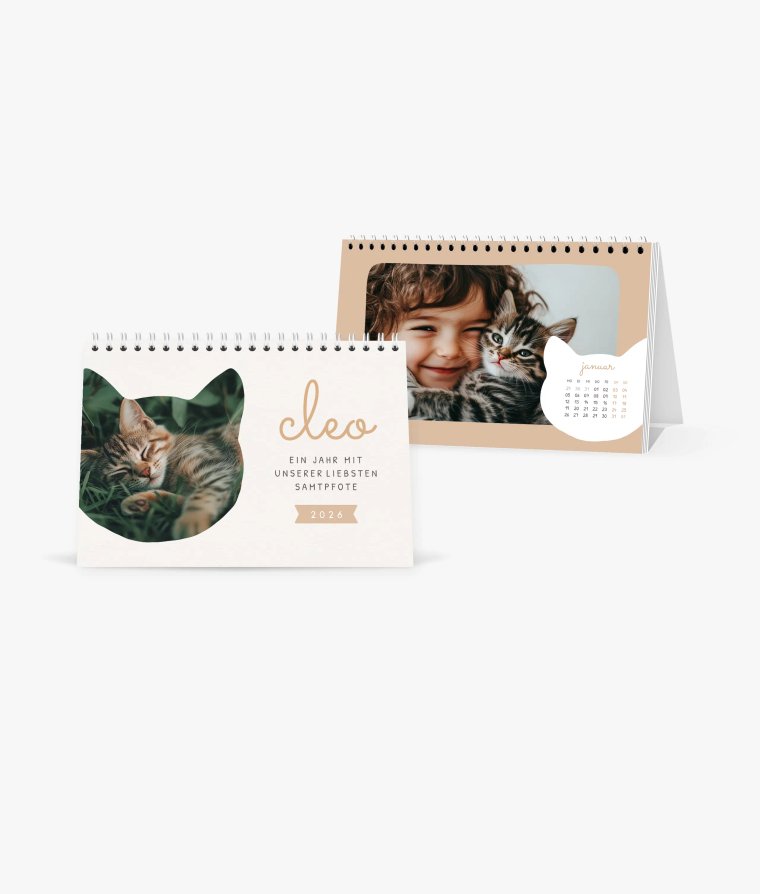 Tischkalender Samtpfote