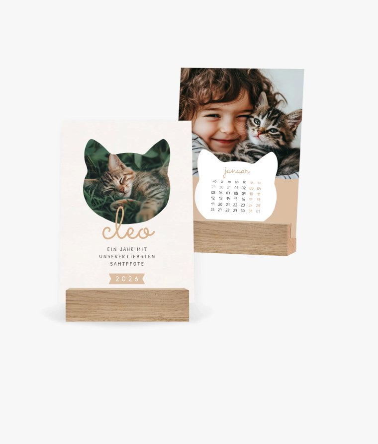 Tischkalender Samtpfote