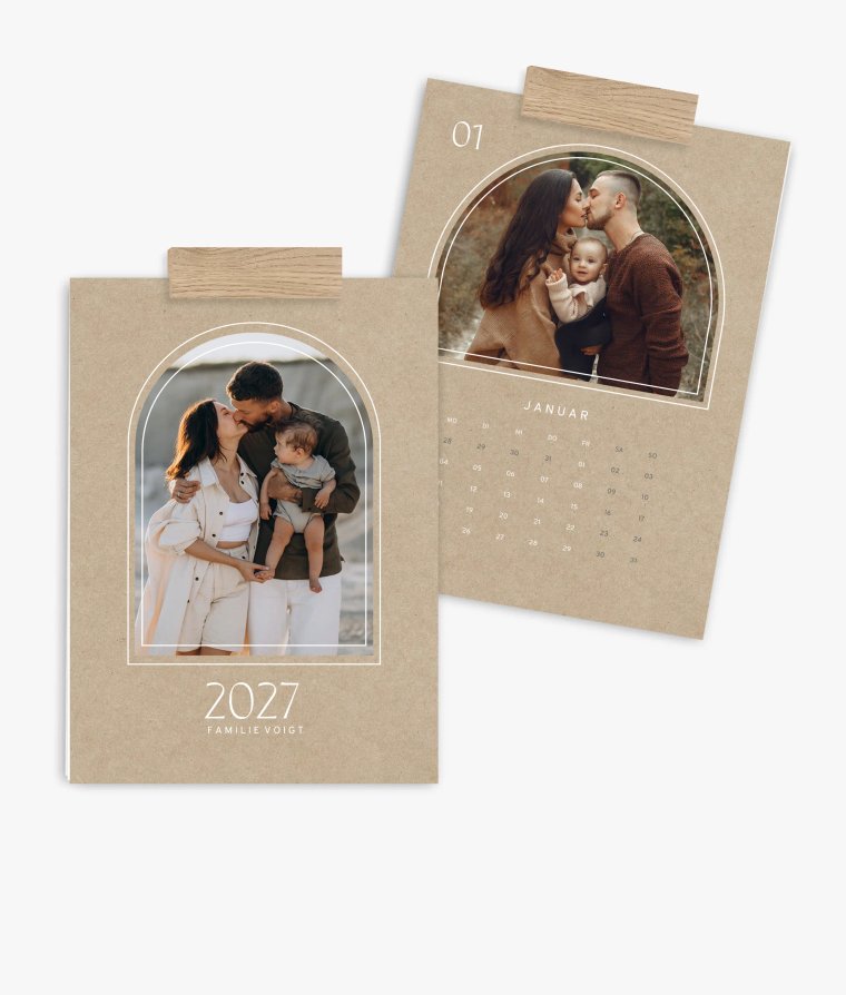 Wandkalender Crafty Bogen