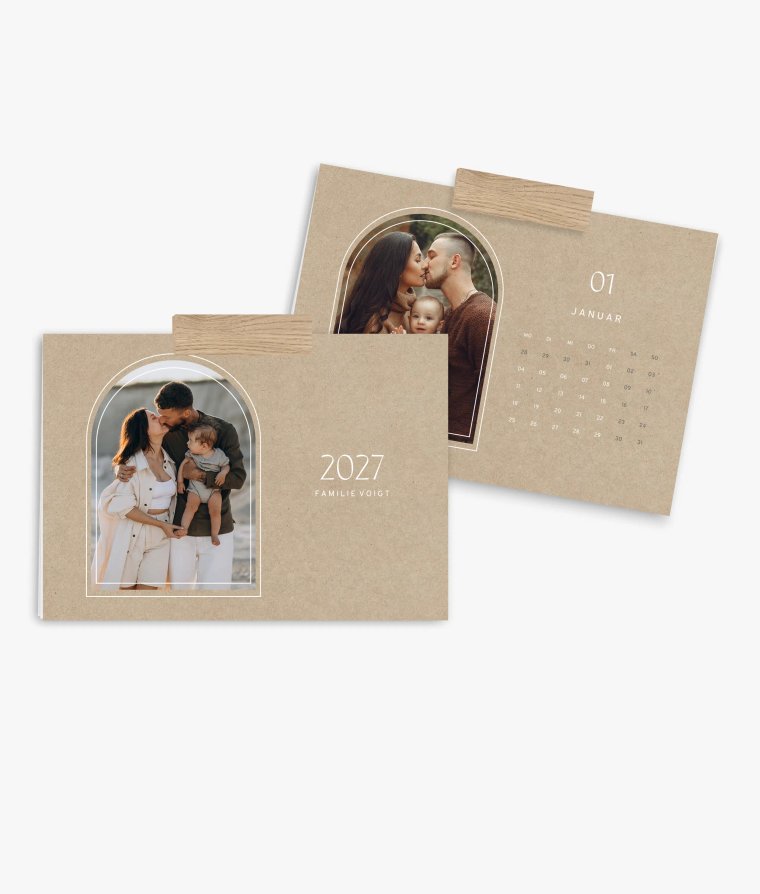 Wandkalender Crafty Bogen
