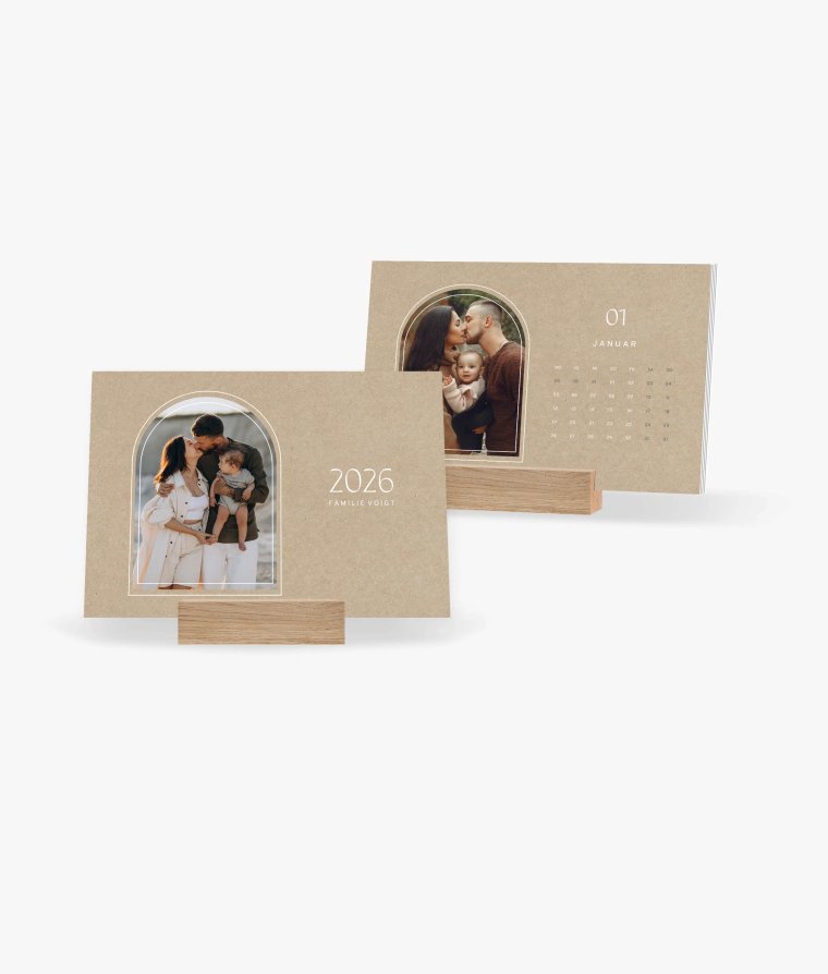 Tischkalender Crafty Bogen