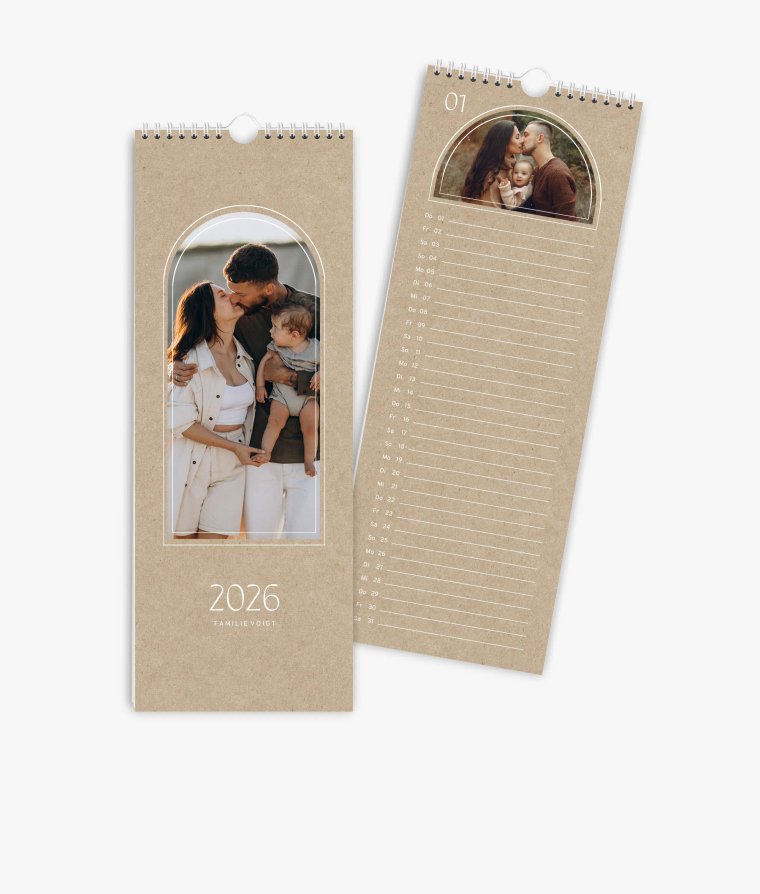 Küchenkalender Crafty Bogen