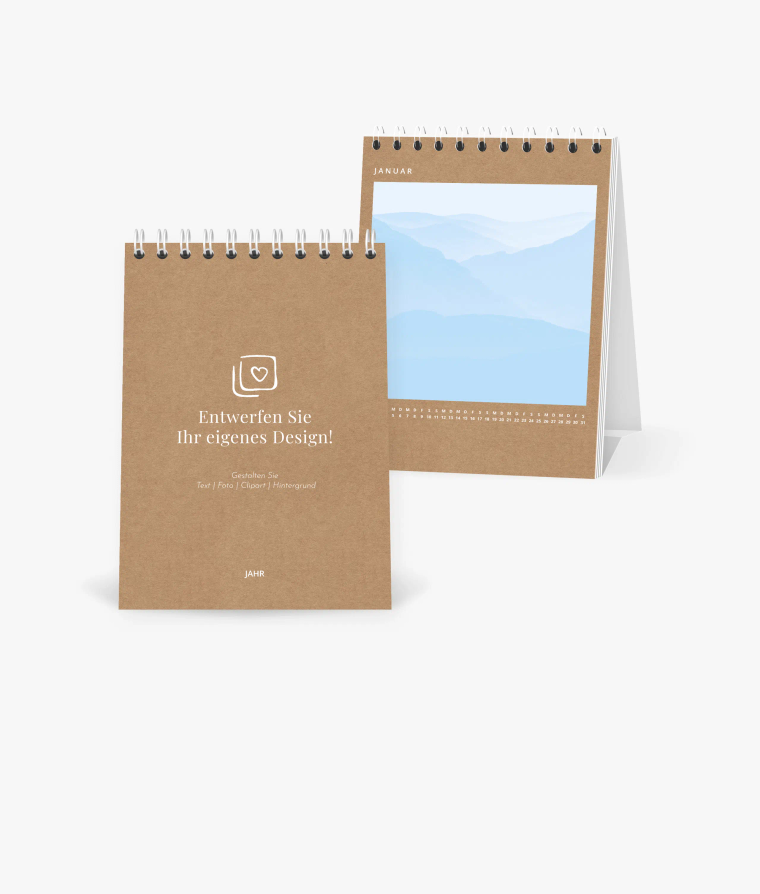 Tischkalender Blanko · Vintage