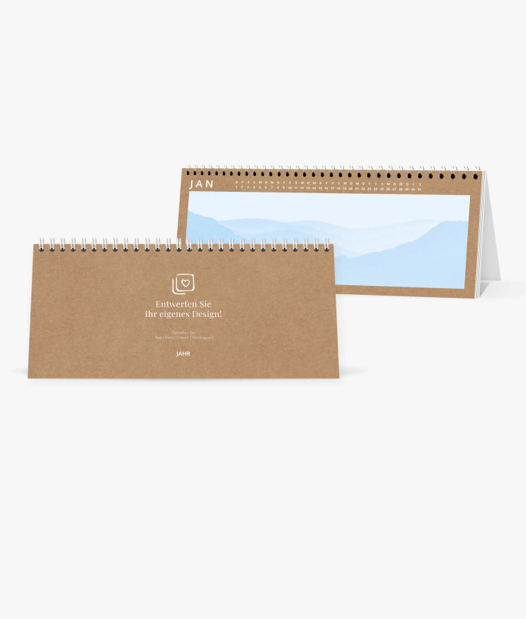 Tischkalender Blanko · Vintage