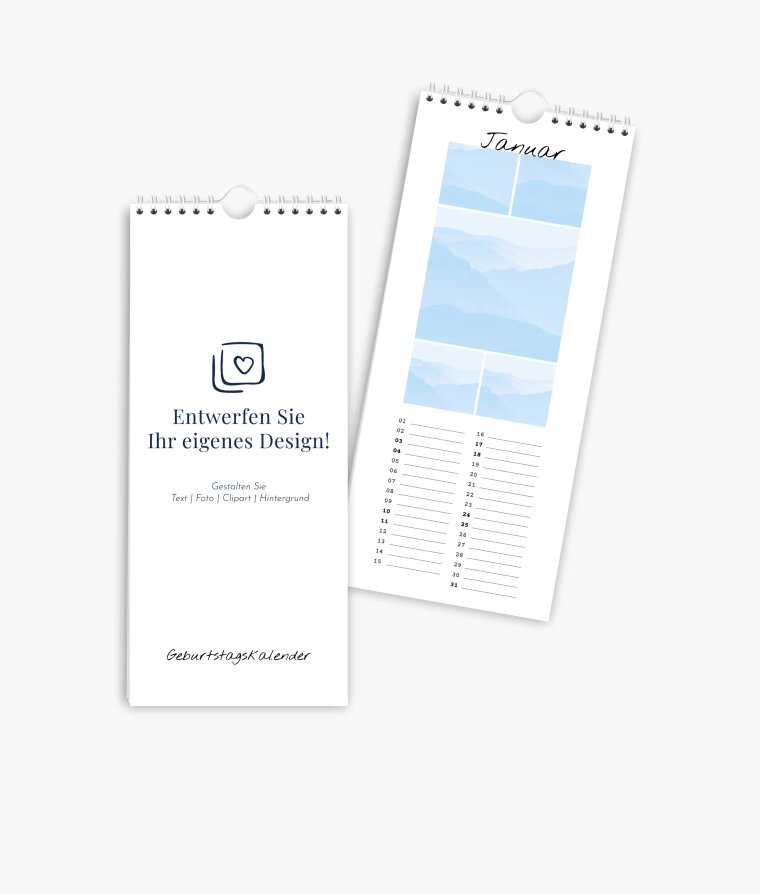 Küchenkalender Blanko · Geburtstagskalender