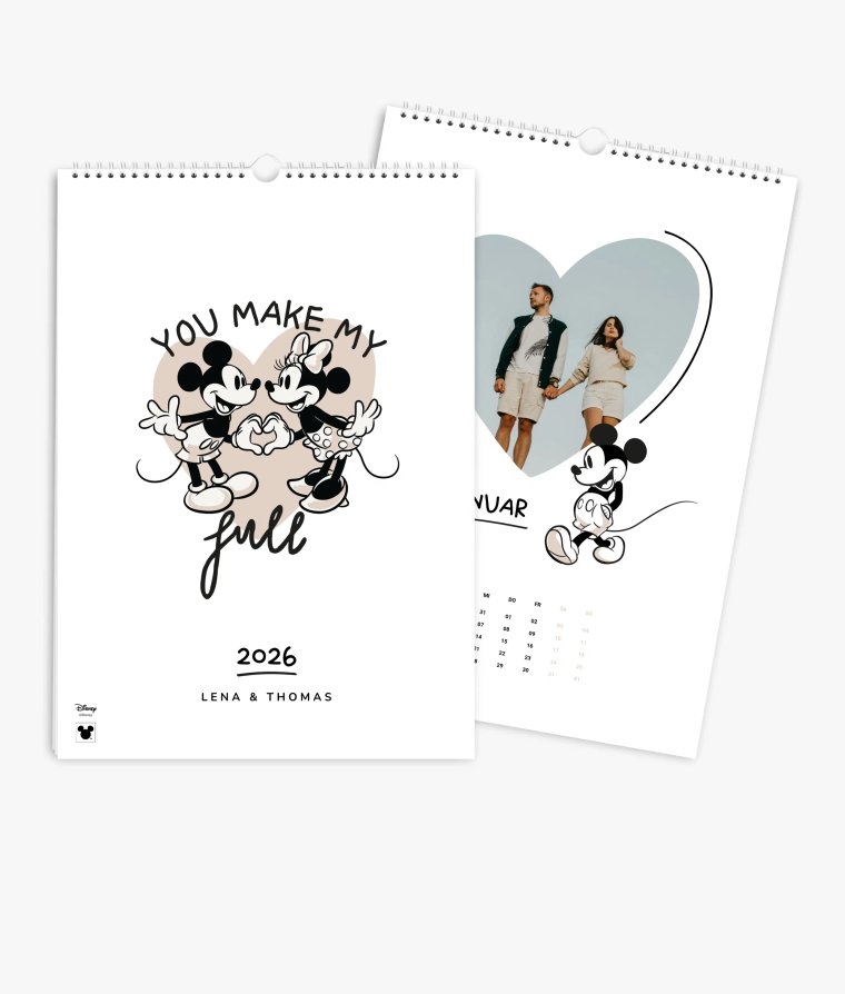 Wandkalender Micky & Minnie · Hugs