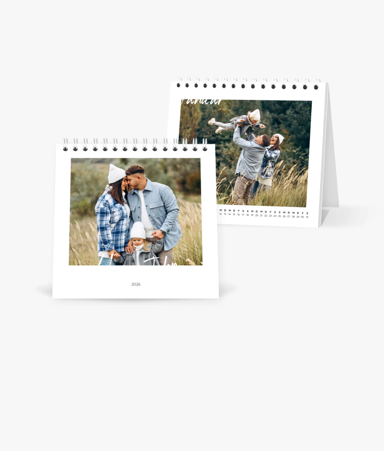 Tischkalender Golden Brush