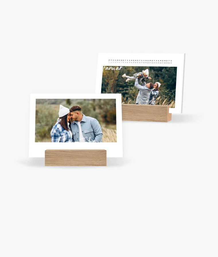 Tischkalender Golden Brush