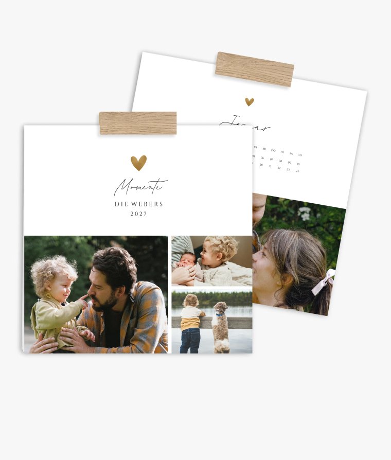 Wandkalender Heartfelt