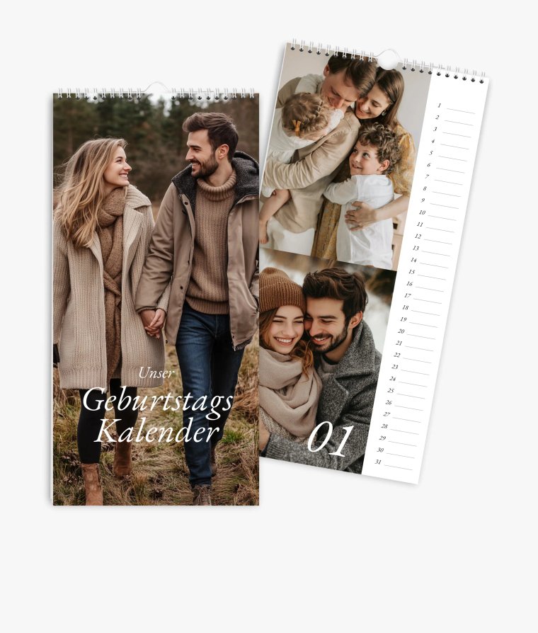 Terminkalender Lieblingsmenschen · Geburtstagskalender