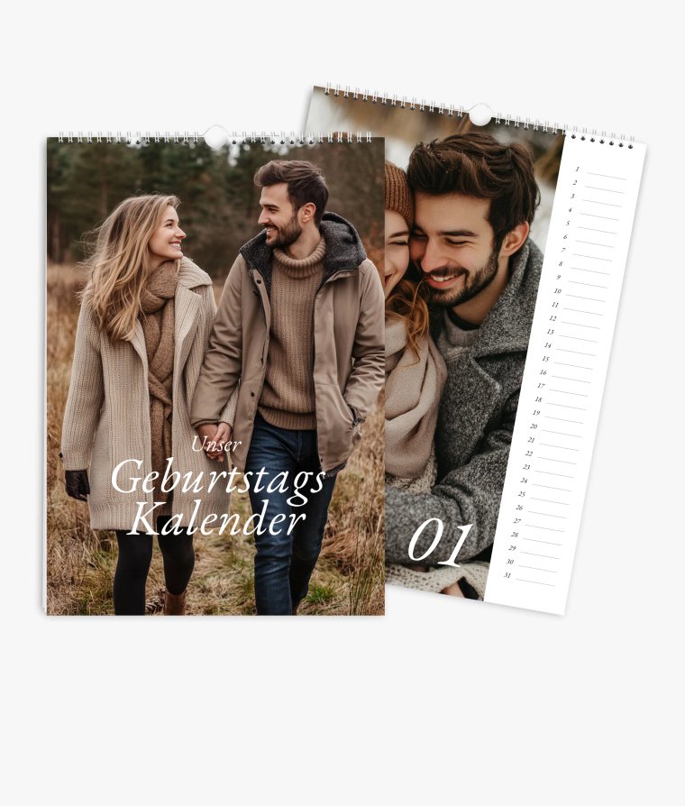Terminkalender Lieblingsmenschen · Geburtstagskalender