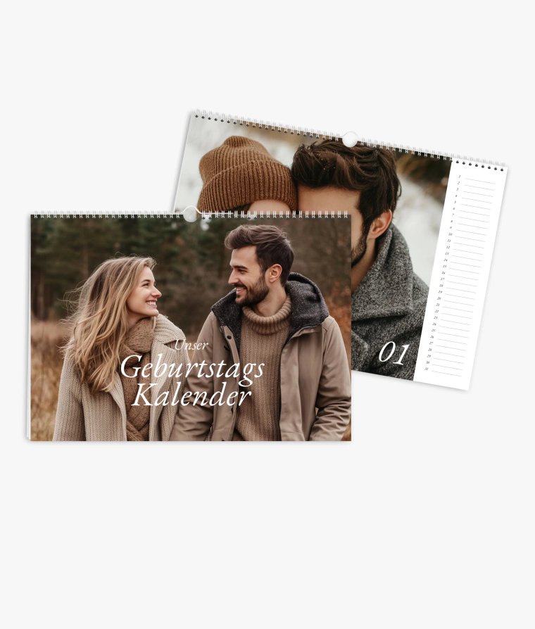 Terminkalender Lieblingsmenschen · Geburtstagskalender