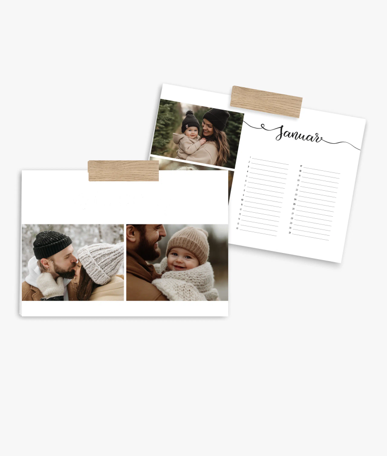 Terminkalender Handlettering · Geburtstagskalender