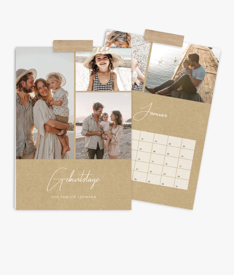 Terminkalender Everyday Elegance · Geburtstagskalender