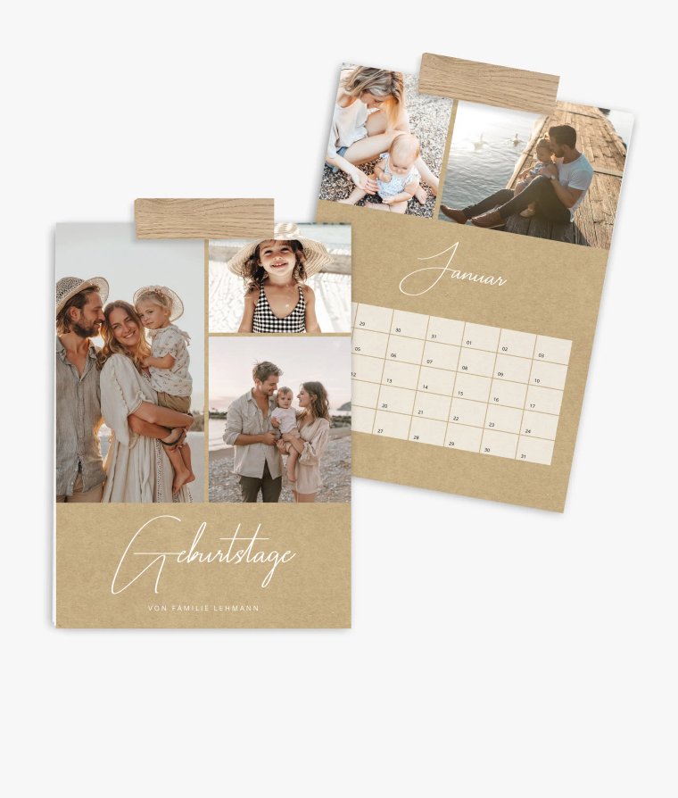 Terminkalender Everyday Elegance · Geburtstagskalender