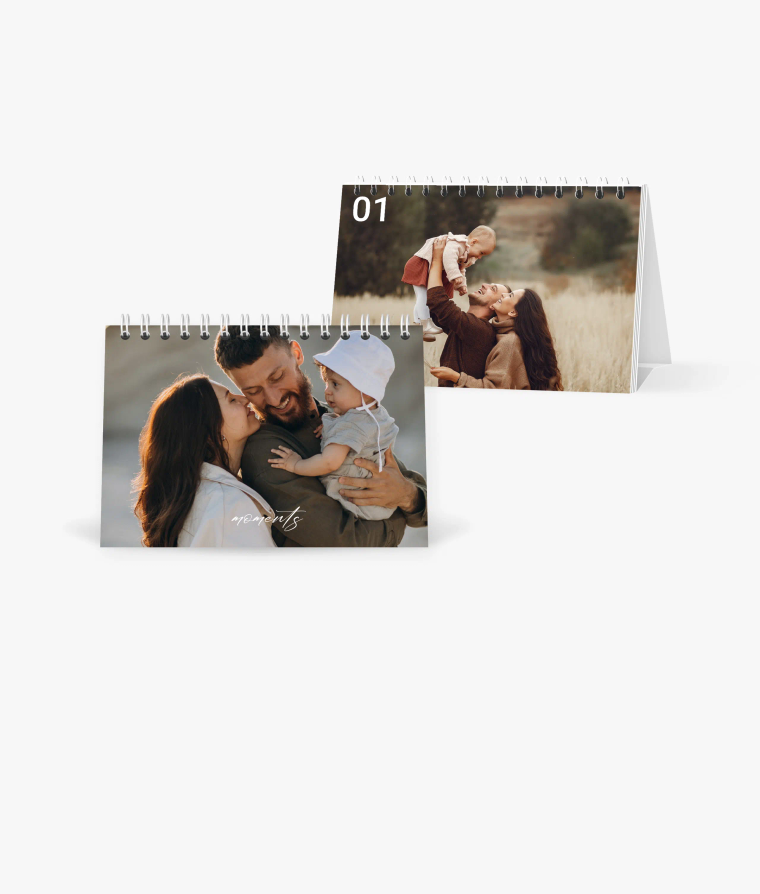 Tischkalender Always Happy · Alljahreskalender