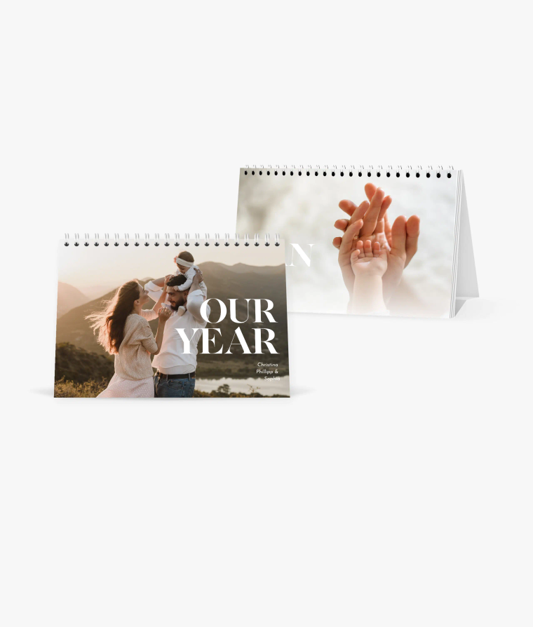 Tischkalender Bold Elegance · Alljahreskalender