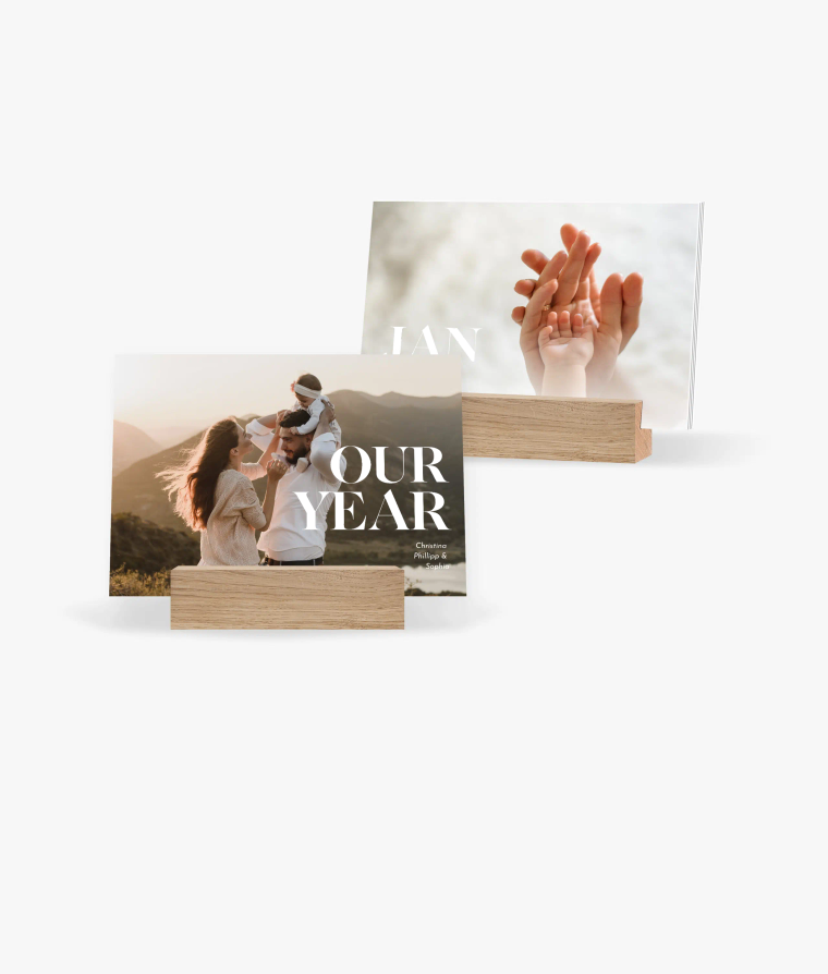 Tischkalender Bold Elegance · Alljahreskalender