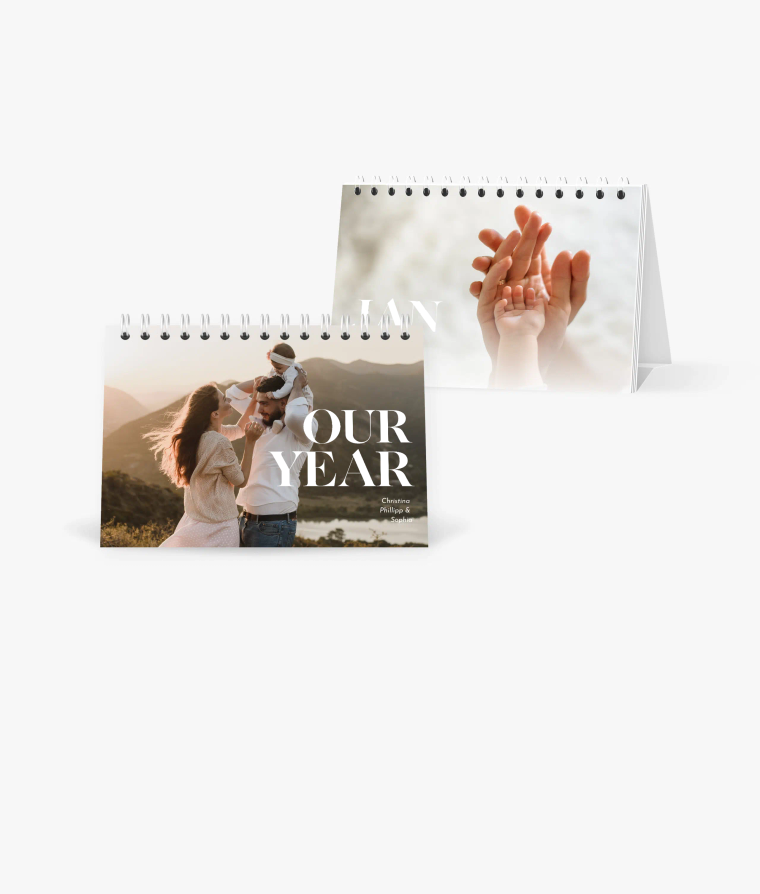 Tischkalender Bold Elegance · Alljahreskalender