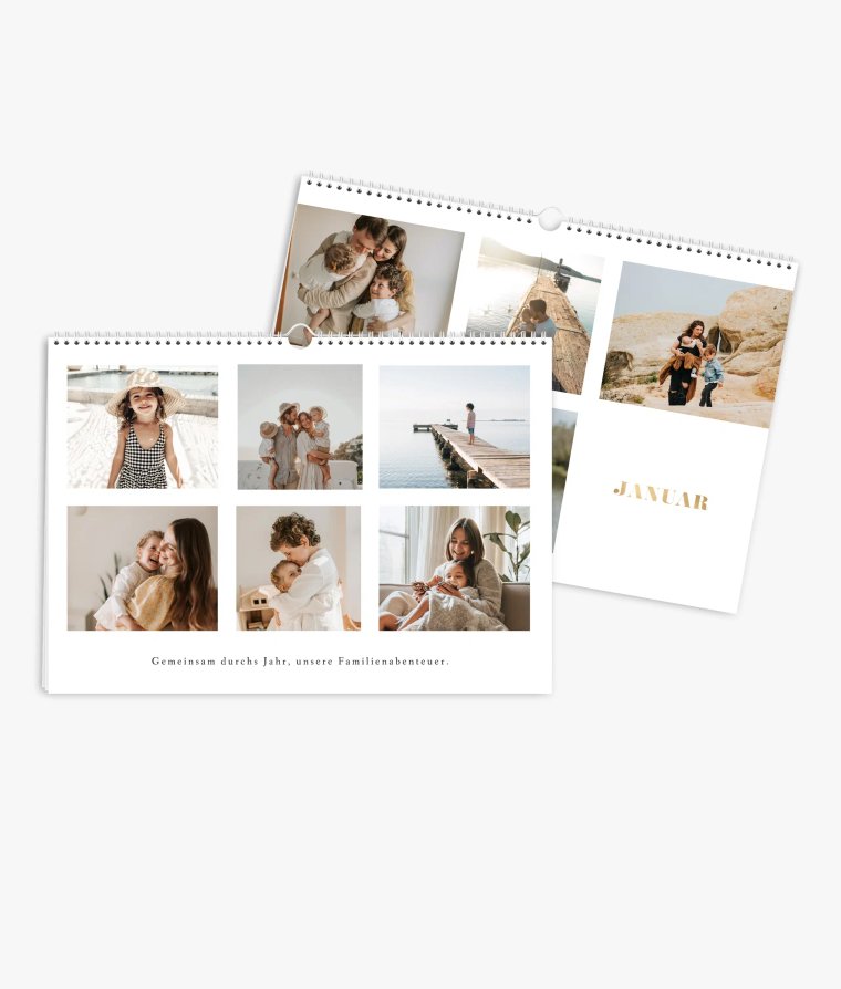 Wandkalender Golden Year · Alljahreskalender