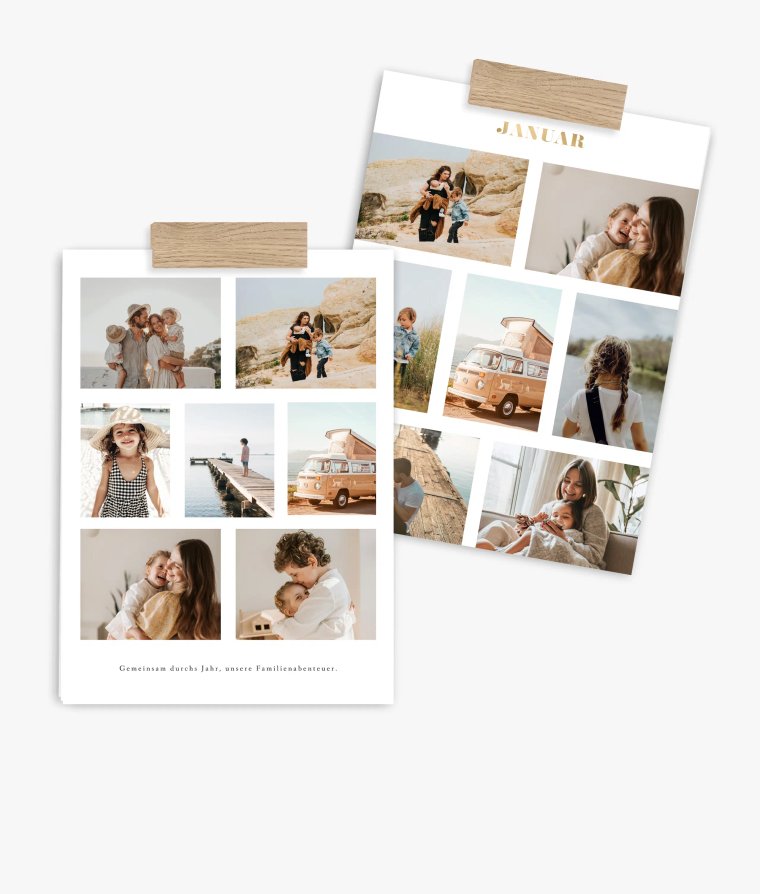 Wandkalender Golden Year · Alljahreskalender