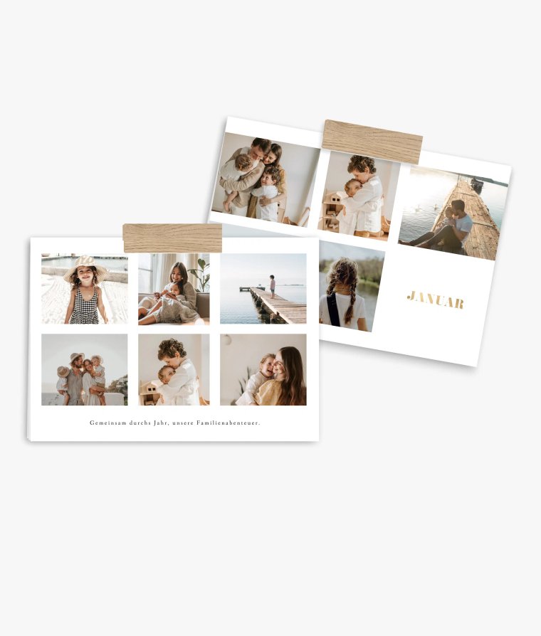 Wandkalender Golden Year · Alljahreskalender