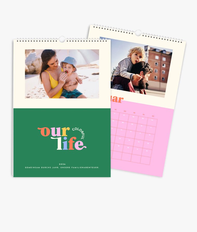 Wandkalender Colorful Life