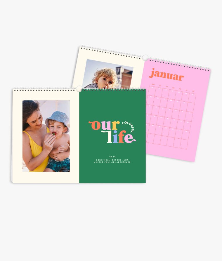 Wandkalender Colorful Life