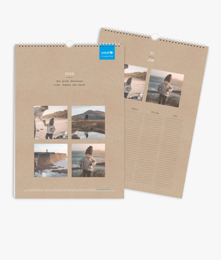 Familienplaner Clean Crafty · UNICEF