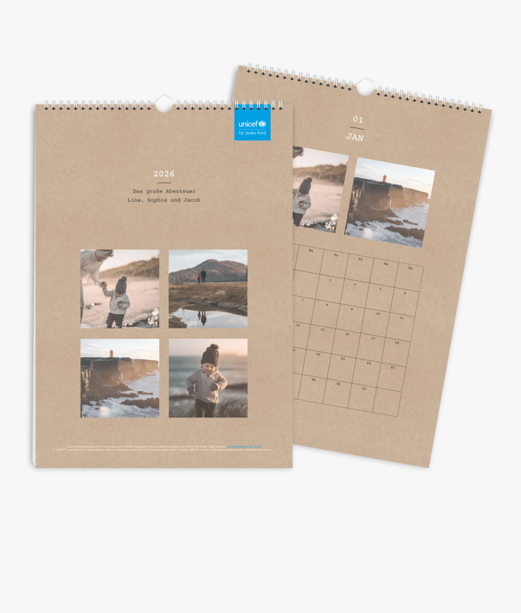 Terminkalender Clean Crafty · UNICEF