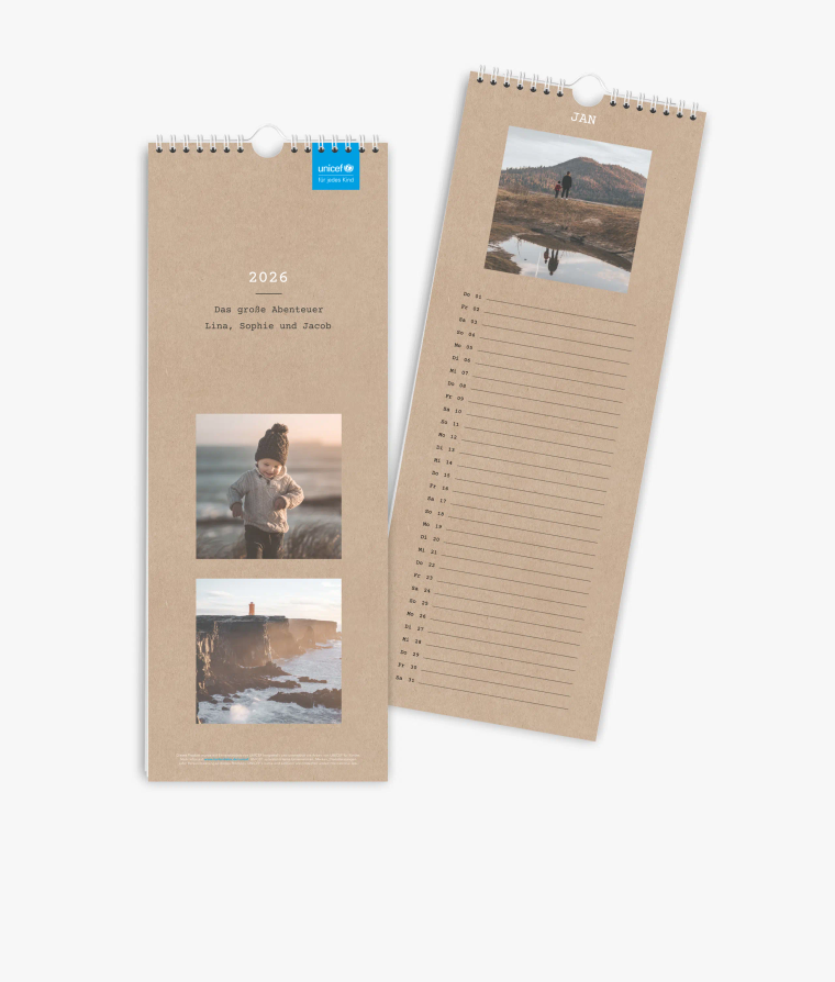 Küchenkalender Clean Crafty · UNICEF