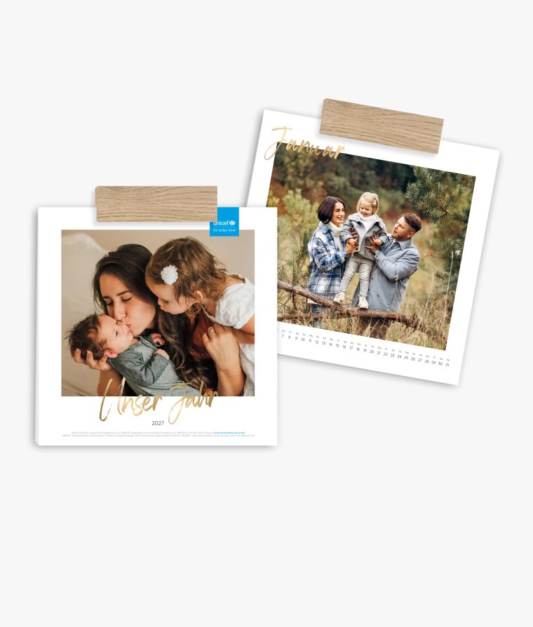 Wandkalender Golden Brush · UNICEF