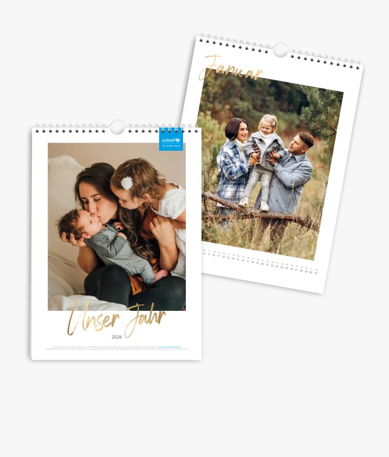 Wandkalender Golden Brush · UNICEF