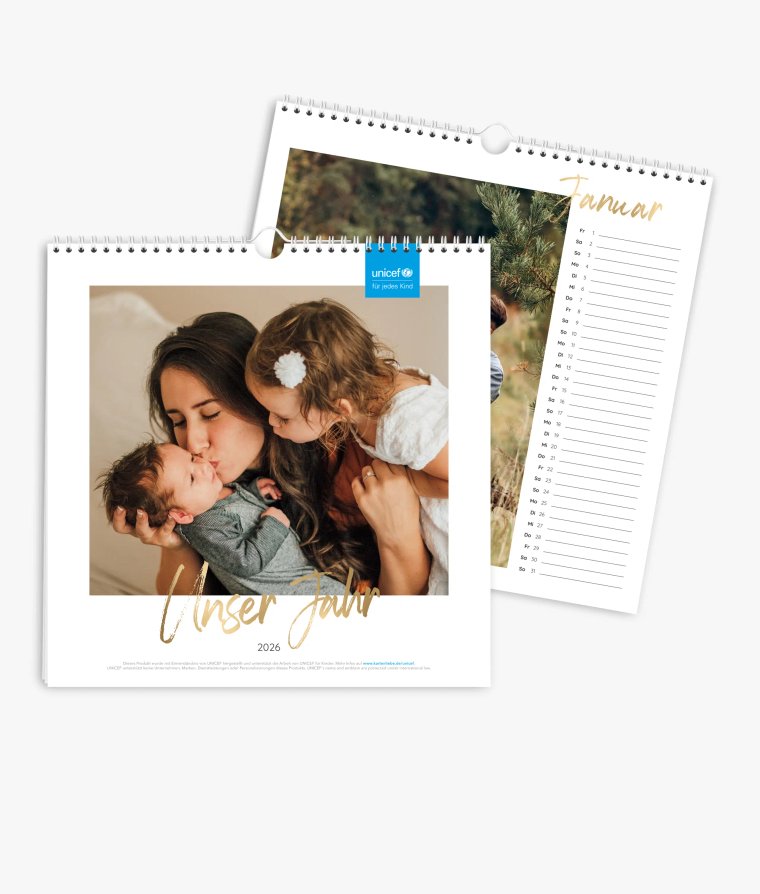 Terminkalender Golden Brush · UNICEF