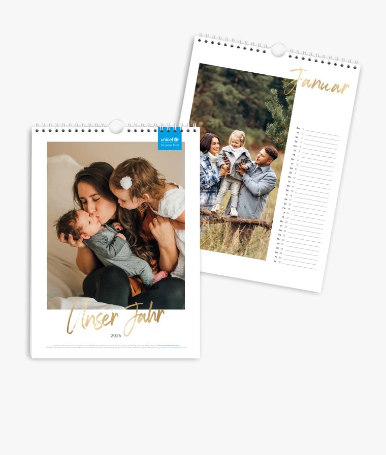 Terminkalender Golden Brush · UNICEF