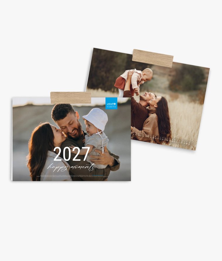 Wandkalender Happy Life · UNICEF