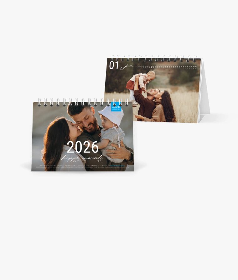 Tischkalender Happy Life · UNICEF
