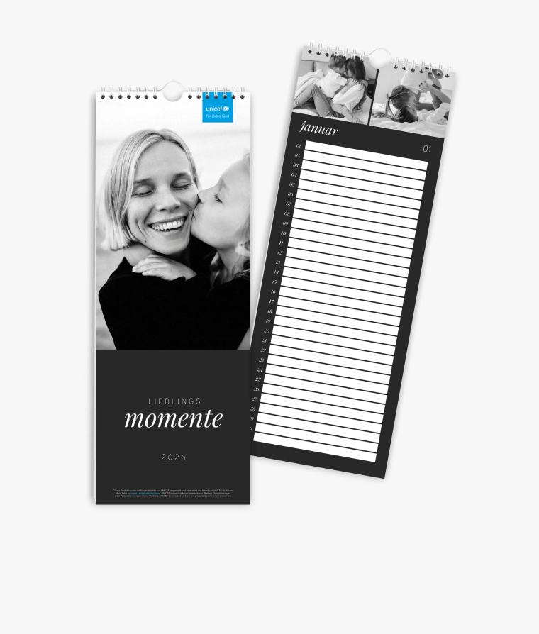 Küchenkalender Noir Essence · UNICEF