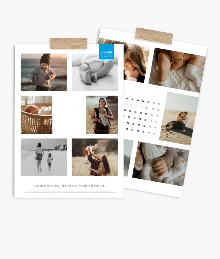 Wandkalender Golden Year · UNICEF