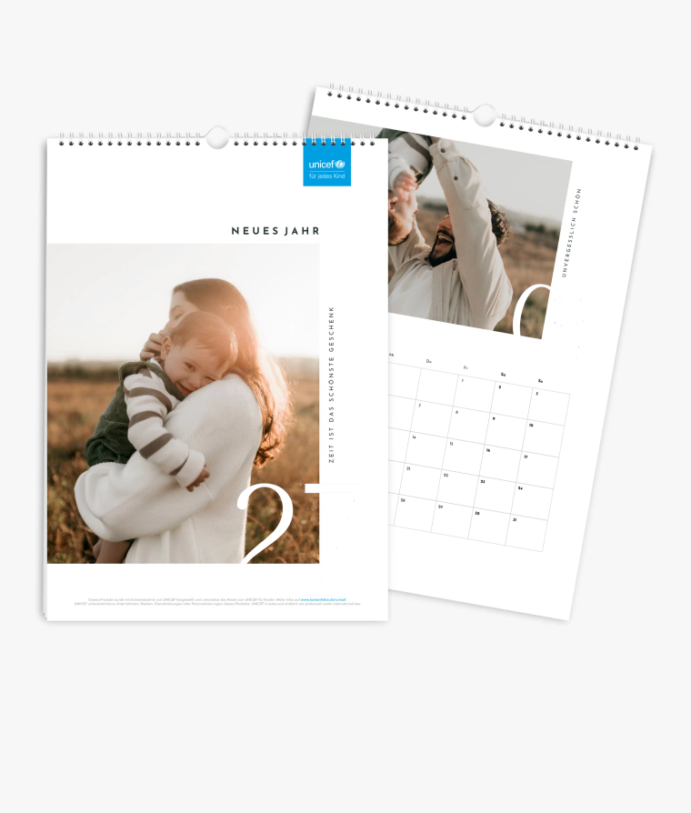 Terminkalender Zeitlos · UNICEF