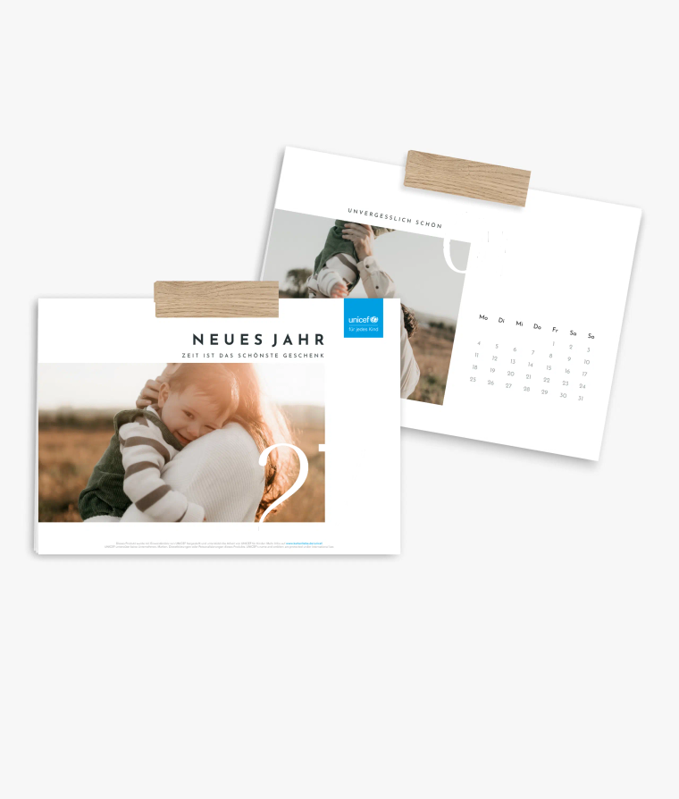 Wandkalender Zeitlos · UNICEF