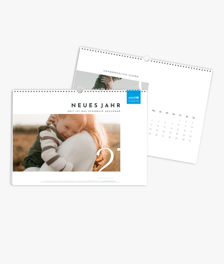 Wandkalender Zeitlos · UNICEF
